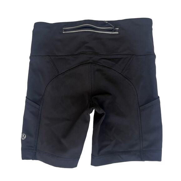 lululemon 2 Track and Train Biker Shorts Workout Gym Bicycle Black - Picture 1 of 6
